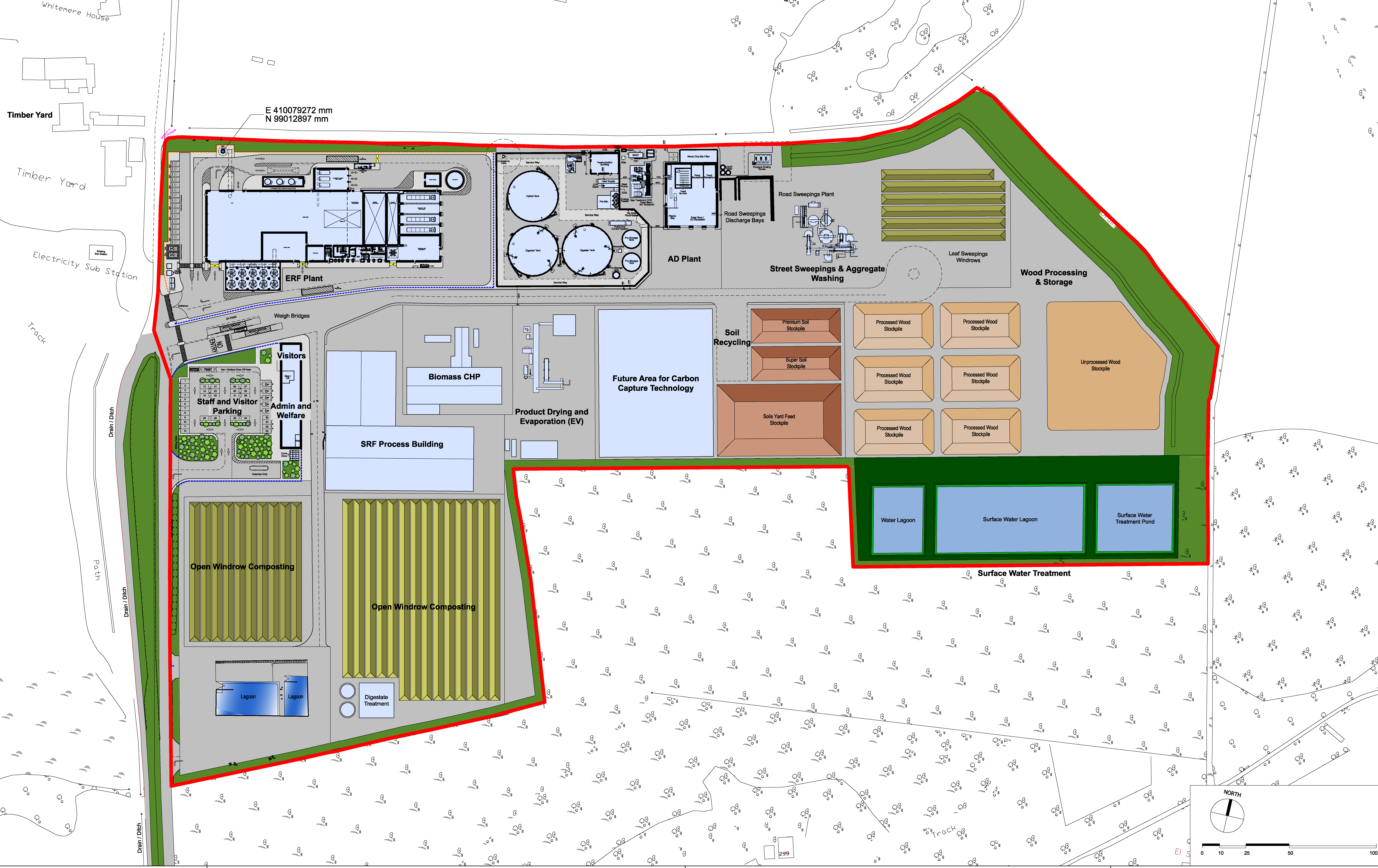 1416_PL102_G_Chapel Lane Masterplan_Kantor Scheme
